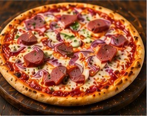 Pizza Leberkaese